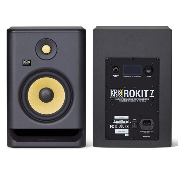 KRK ROKIT7 G4 7인치 모니터스피커 블랙 4세대 2통