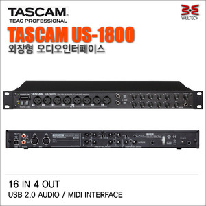 TASCAM US-1800 US-1800 16입력 4출력 인터페이스
