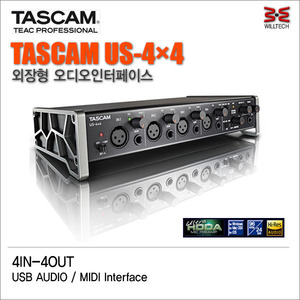 TASCAM US-4X4 US4X4 오디오인터페이스 4IN 4OUT